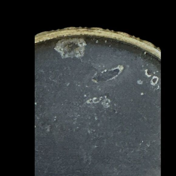 Antique Goofus glass strawberry berries and flower brooch 1890-1920’s - Picture 3 of 13